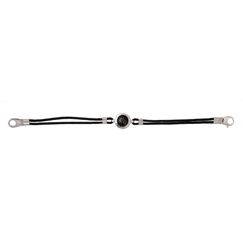 Bracciale in Argento con Bussola e Sagola marinara