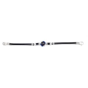 Bracciale in Argento con smalto e ceramica e sagola marinara