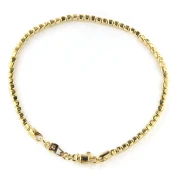 Bracciale cubetto in Argento giallo