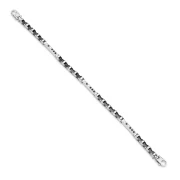 Bracciale in Argento con Ceramica e Pietre