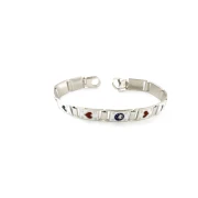 Bracciale Uomo in Argento con Carte da Gioco misura grande in Argento