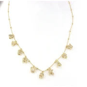 Collana in Argento Personalizzabile con Lettere e Numeri con Zirconi