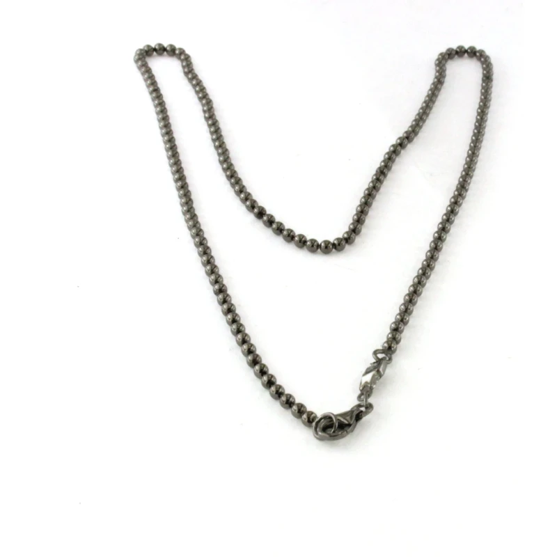 Collana Palline in Argento nero