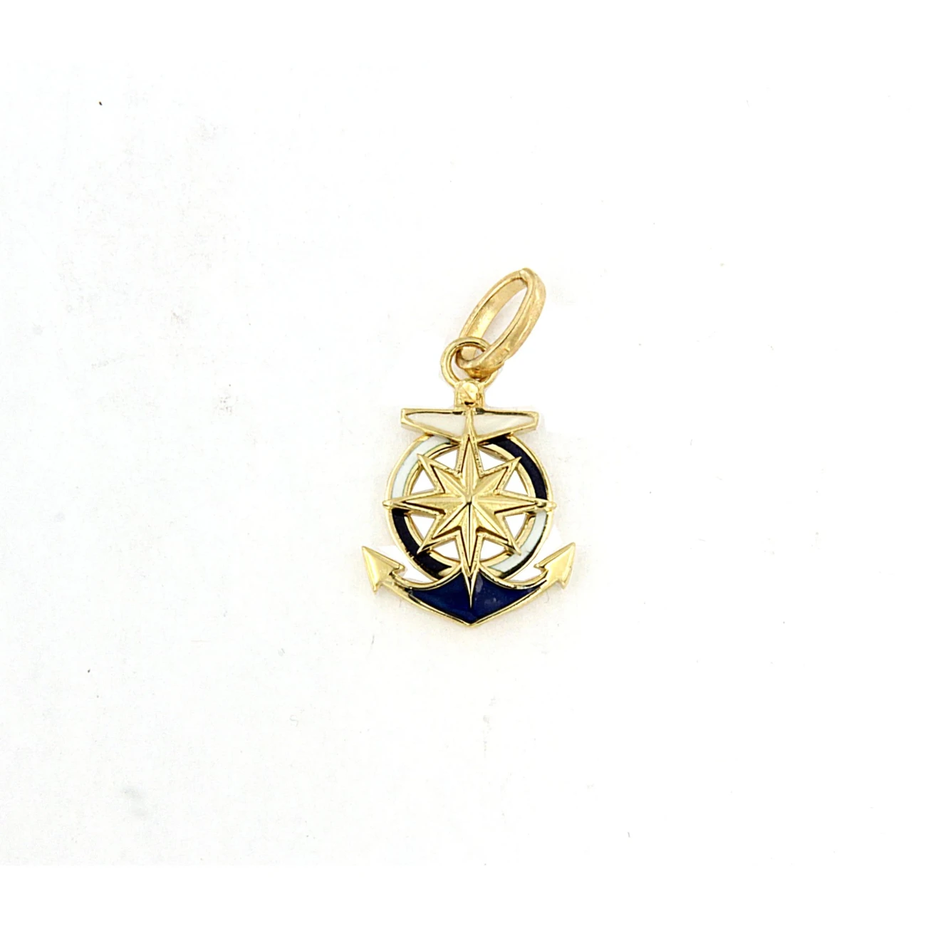 Pendente Ancora in Oro giallo 18kt