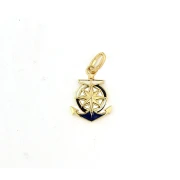 Pendente Ancora in Oro giallo 18kt