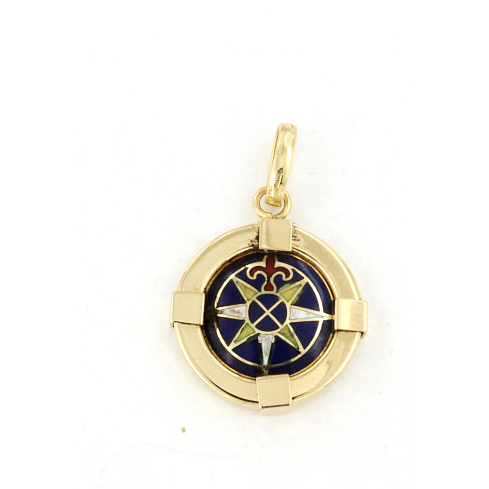 Medaglia Rosa dei venti in oro 18kt