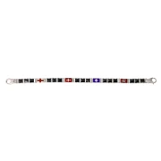 Bracciale in Argento con Repubbliche Marinare e Ceramica