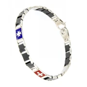 Bracciale in Argento con Repubbliche Marinare e Ceramica