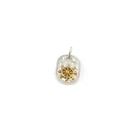 Collana da uomo con medaglia in Argento e timone