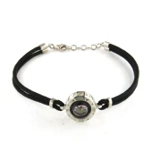 Bracciale in Argento con Bussola e Sagola marinara