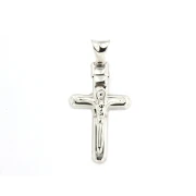 Croce in argento bianco