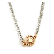Collana maglia Marina extra small con rosa dei venti