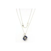Collana in Argento con bussola smaltata misura piccola Arcadia