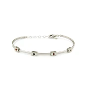 Bracciale in Argento modello rigido con Carte da Gioco