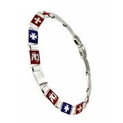Bracciale Uomo in argento con repubbliche marinare misura media