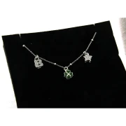 Collana in Argento Personalizzabile con Lettere e Numeri con Zirconi
