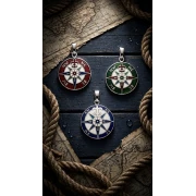 Pendente Rosa dei venti in Argento misura Big
