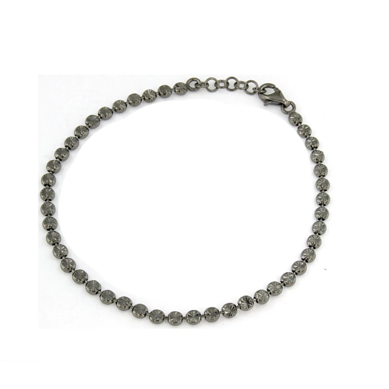 Bracciale da Uomo in Argento con catena diamantata