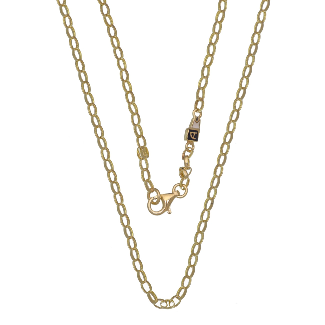 collana in argento giallo