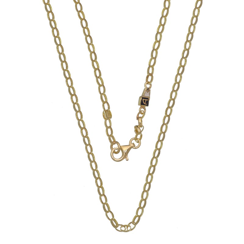 collana in argento giallo