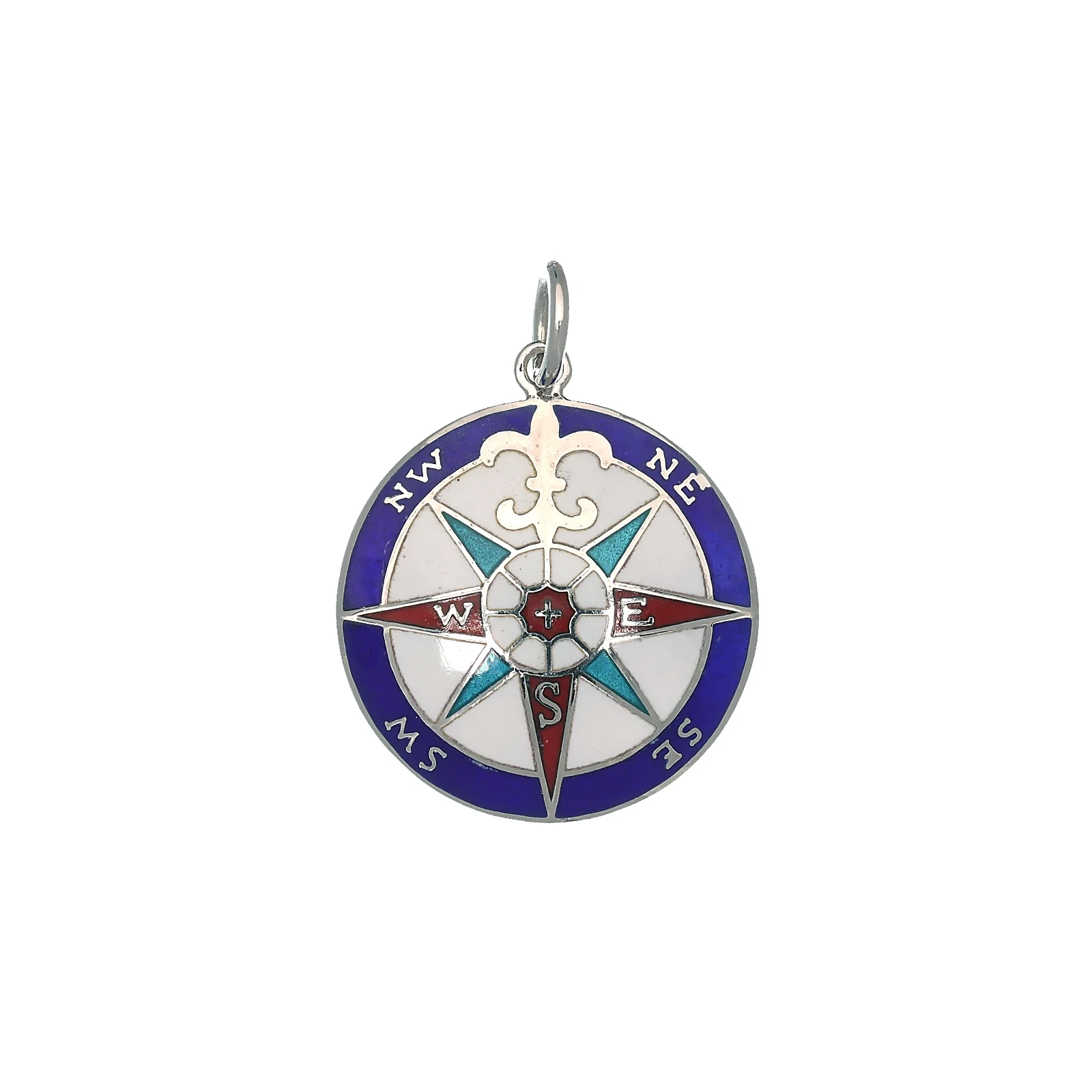 Pendente Rosa dei venti in Argento misura Big