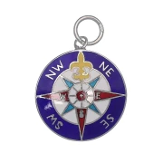 Pendente Rosa dei venti in Argento