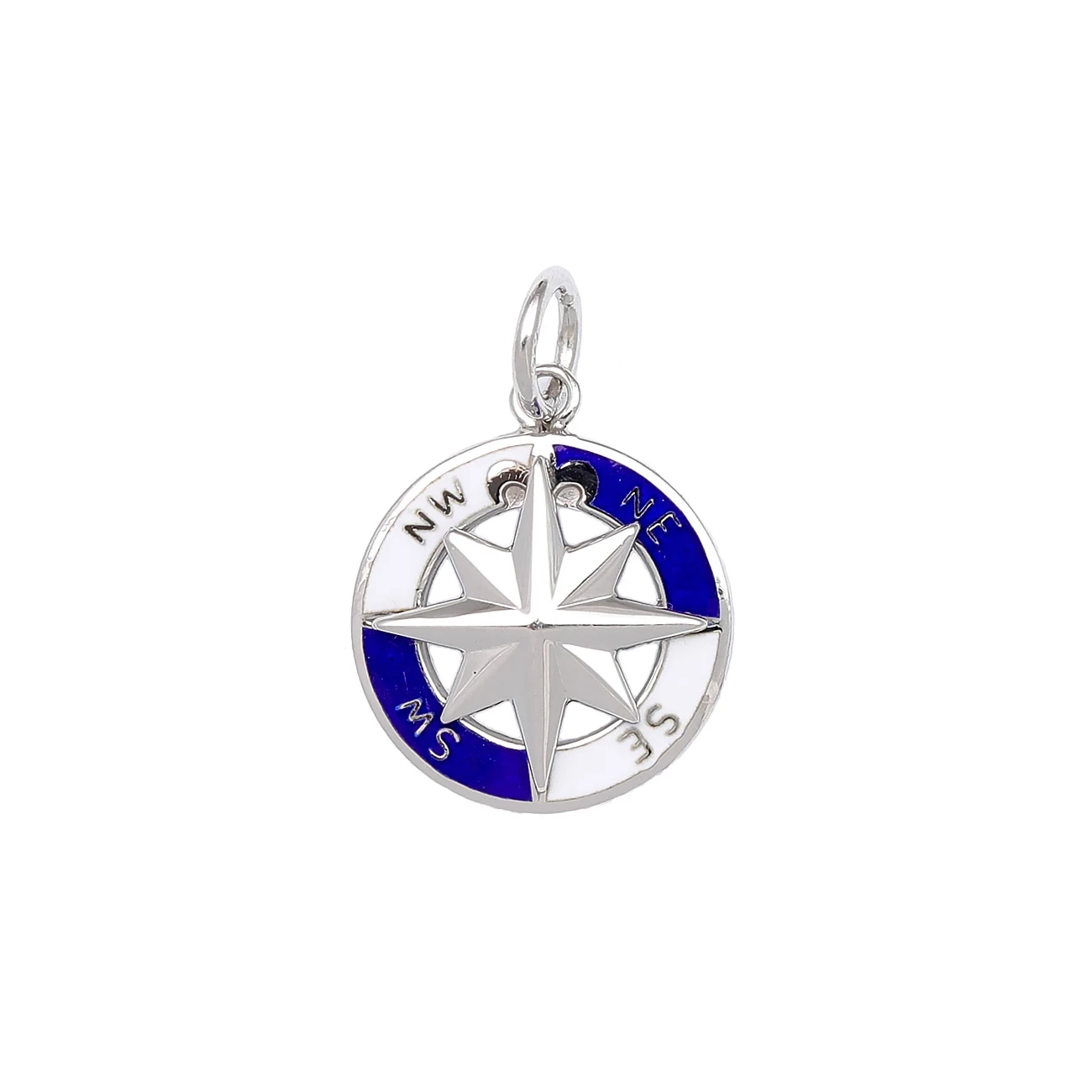 Pendente Rosa dei venti in Argento