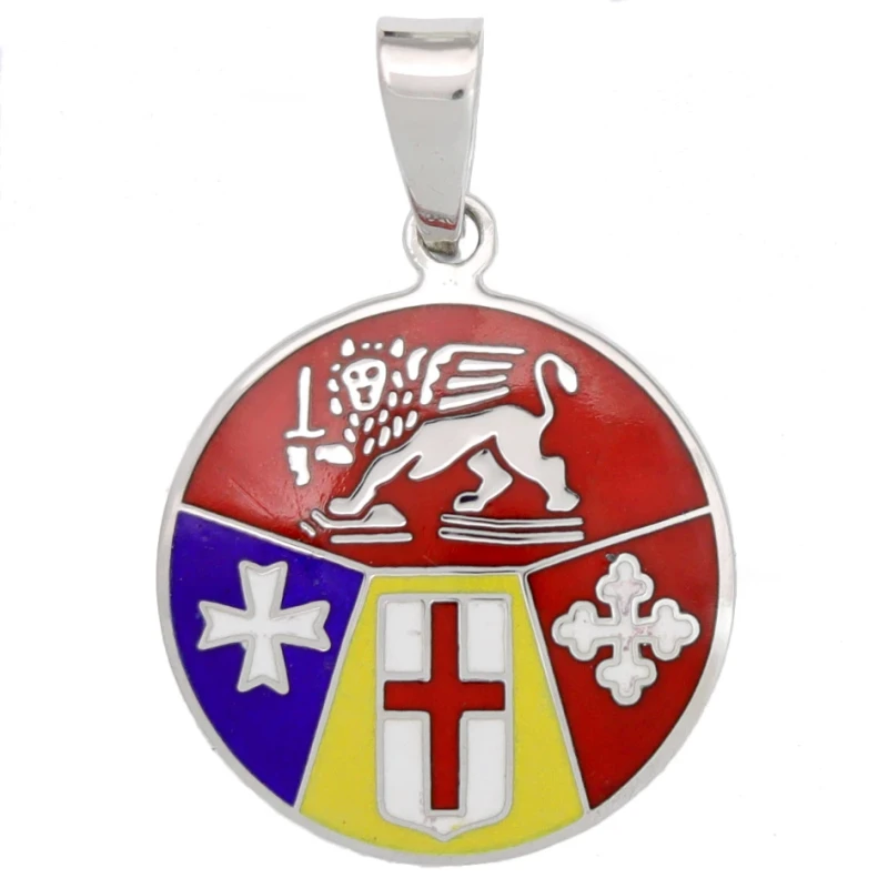Pendente in Argento con Repubbliche Marinare