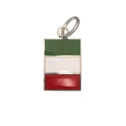 Ciondolo in Argento Bandiera Italia misura grande