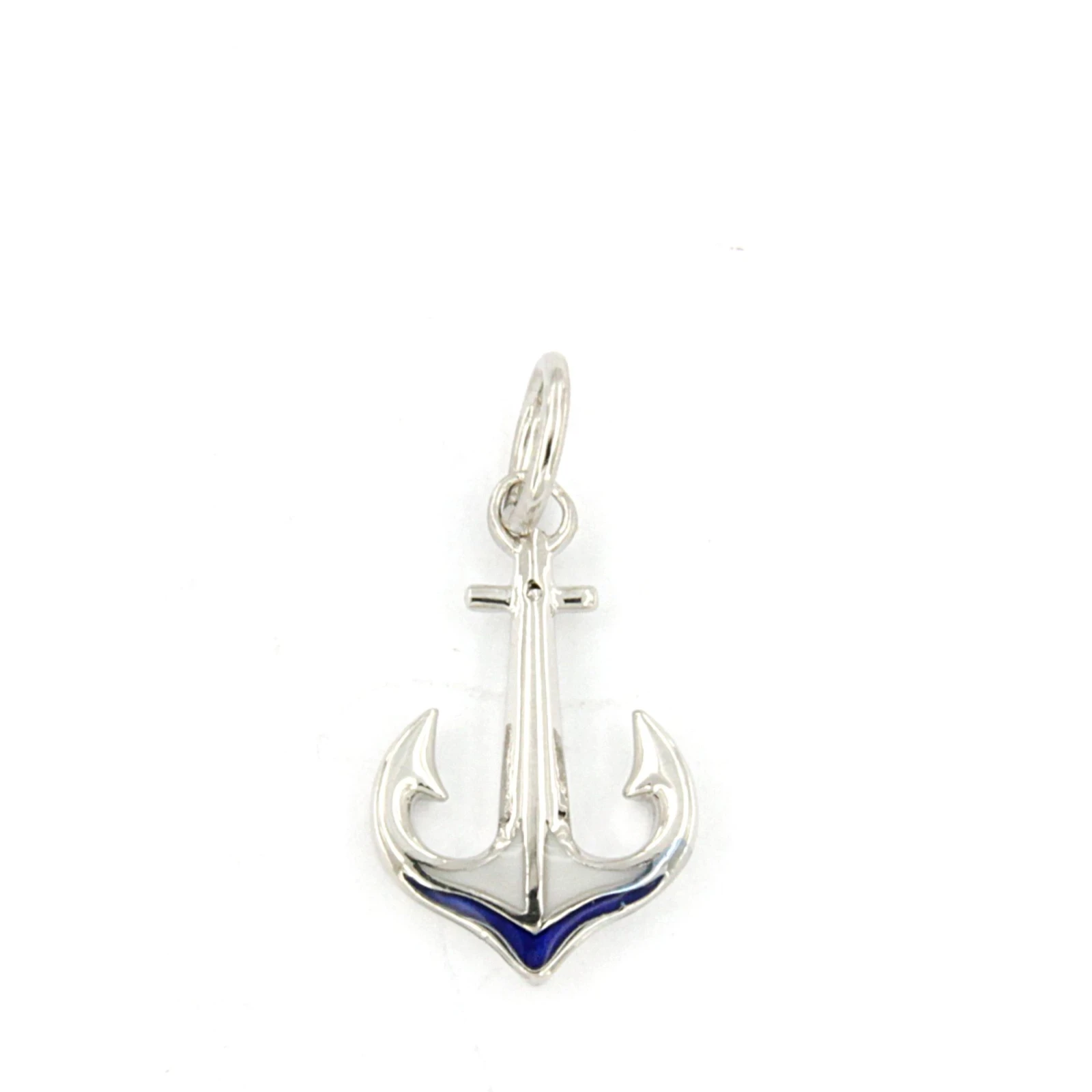 Pendente Ancora in Argento con smalto