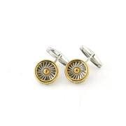 Gemelli in Argento con elica Bicolore