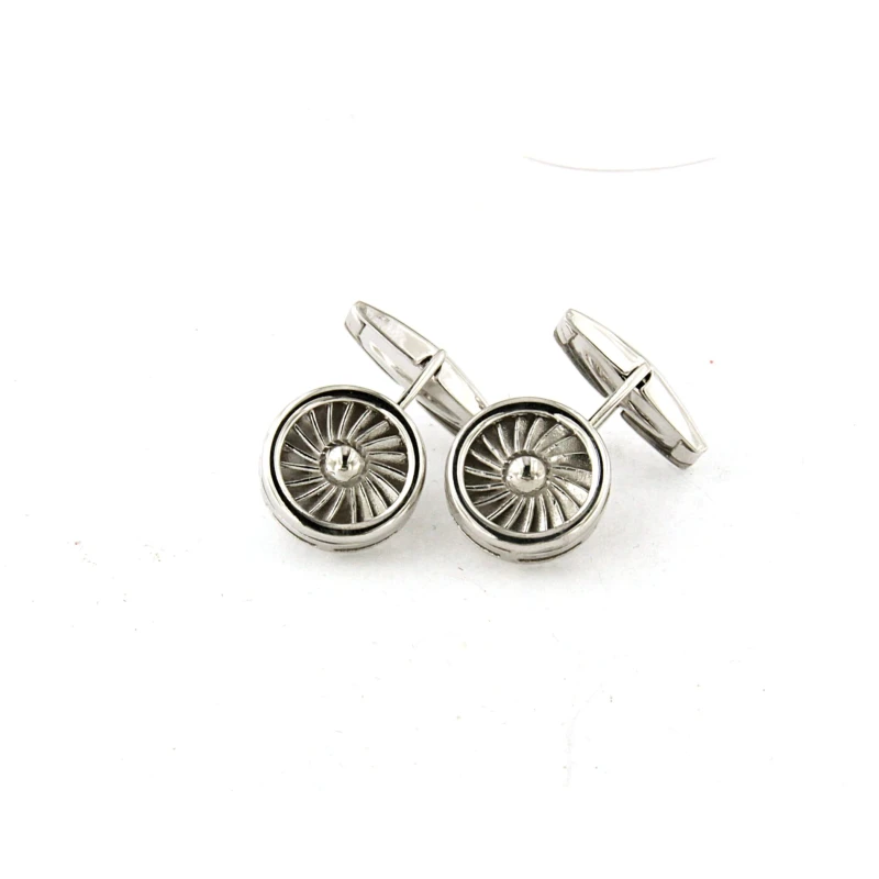 Gemelli in Argento bianco con elica